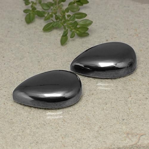 Shop natural 79.12ct Gris moyen Hématite gems, En forme de poire, from Brésil at GemSelect. In stock, global shipping!