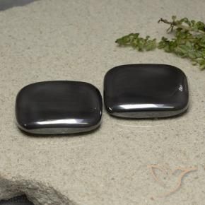 Shop natural 96.22ct Noir Gris Hématite gems, Coussin, from Brésil at GemSelect. In stock, global shipping!