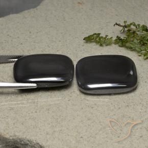 Shop natural 96.22ct Noir Gris Hématite gems, Coussin, from Brésil at GemSelect. In stock, global shipping!