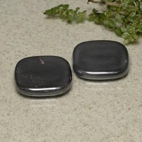 Achetez naturel 26,47ct gris hématite gems, coupe coussin, en provenance brésil chez gemselect. en stock, livraison internationale!