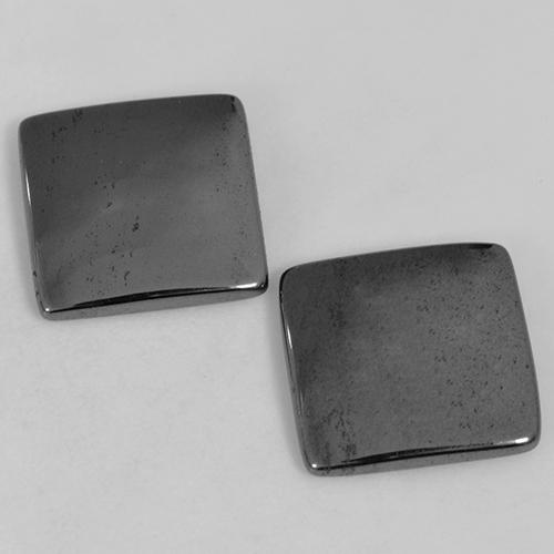 Achetez naturel 9,90ct gris hématite gems, carré, en provenance brésil chez gemselect. en stock, livraison internationale!