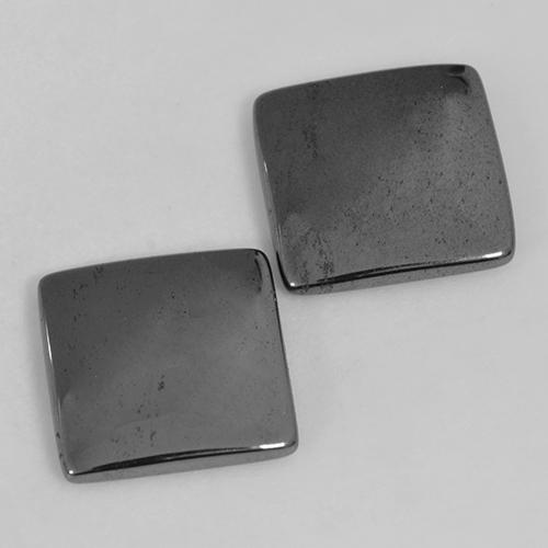 Achetez naturel 9,90ct gris hématite gems, carré, en provenance brésil chez gemselect. en stock, livraison internationale!