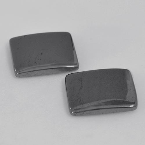 Achetez naturel 9,90ct gris hématite gems, carré, en provenance brésil chez gemselect. en stock, livraison internationale!