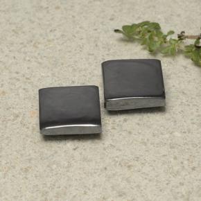 Achetez naturel 13,28ct gris hématite gems, carré, en provenance brésil chez gemselect. en stock, livraison internationale!