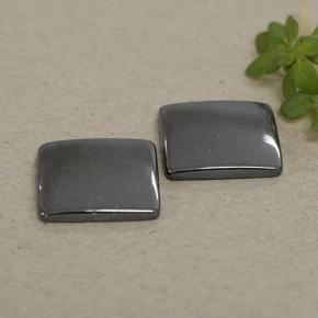 Achetez naturel 9,80ct gris hématite gems, carré, en provenance brésil chez gemselect. en stock, livraison internationale!