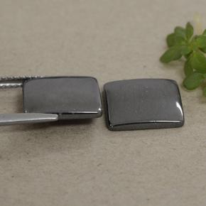 Achetez naturel 9,80ct gris hématite gems, carré, en provenance brésil chez gemselect. en stock, livraison internationale!