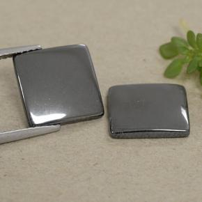 Achetez naturel 9,38ct gris hématite gems, carré, en provenance brésil chez gemselect. en stock, livraison internationale!