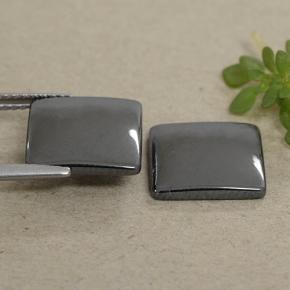 Achetez naturel 9,38ct gris hématite gems, carré, en provenance brésil chez gemselect. en stock, livraison internationale!