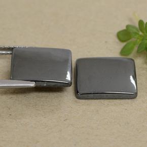 Achetez naturel 9,91ct gris hématite gems, carré, en provenance brésil chez gemselect. en stock, livraison internationale!