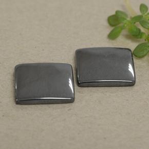 Achetez naturel 9.84ct Gris moyen Hématite gems, Carré, En provenance Brésil chez GemSelect. En stock, livraison internationale!