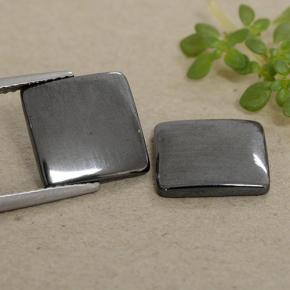 Achetez naturel 9,69ct gris hématite gems, carré, en provenance brésil chez gemselect. en stock, livraison internationale!