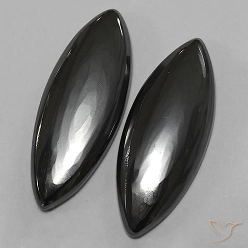 Shop natural 27.52ct Gris foncé Hématite gems, Marquise, from Brésil at GemSelect. In stock, global shipping!
