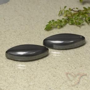 Shop natural 38.77ct Gris foncé Hématite gems, Marquise, from Brésil at GemSelect. In stock, global shipping!