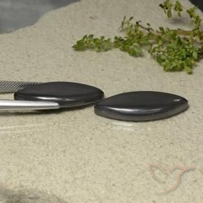 Shop natural 35.66ct Noir Gris Hématite gems, Marquise, from Brésil at GemSelect. In stock, global shipping!