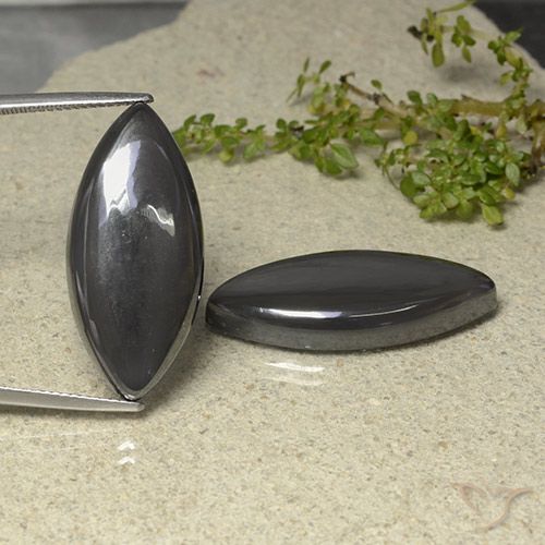 Shop natural 55.42ct Gris moyen Hématite gems, Marquise, from Brésil at GemSelect. In stock, global shipping!
