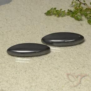 Achetez naturel 48.08ct Gris moyen Hématite gems, Marquise, En provenance Brésil chez GemSelect. En stock, livraison internationale!