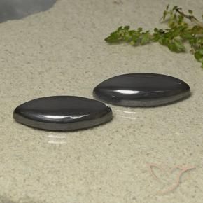Shop natural 35.35ct Gris foncé Hématite gems, Marquise, from Brésil at GemSelect. In stock, global shipping!