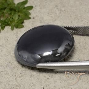 Hématite Gris foncé naturelle Tour, 39.37 ct, Opaque