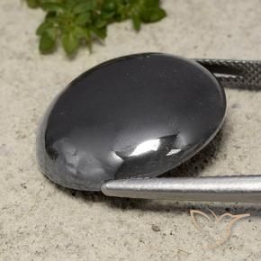 Hématite Noir Gris naturelle Tour, 37.89 ct, Opaque