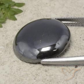 Hématite Gris foncé naturelle Tour, 33.63 ct, Opaque