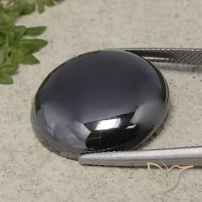 Hématite Noir Gris naturelle Tour, 40.32 ct, Opaque