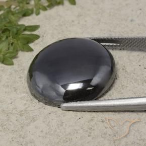 Hématite Noir Gris naturelle Tour, 33.27 ct, Opaque