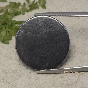 Hématite Noir Gris naturelle Tour, 33.27 ct, Opaque