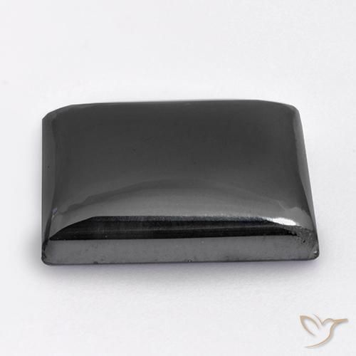 Hématite Gris argent naturelle Baquette, 22.78 ct, Opaque