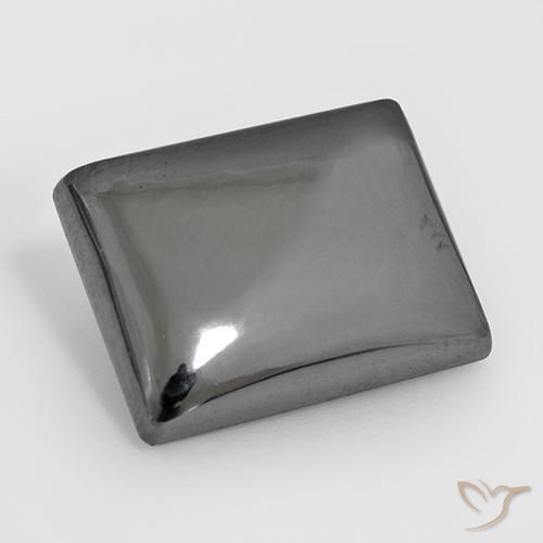 Hématite Gris argent naturelle Baquette, 23.53 ct, Opaque