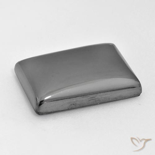 Hématite Gris moyen naturelle Baquette, 26.82 ct, Opaque
