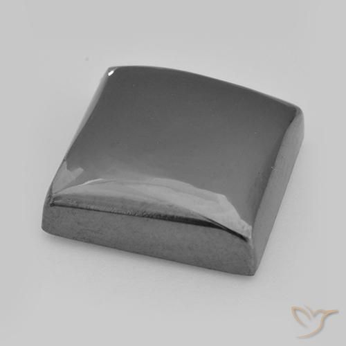 Hématite Gris moyen naturelle Carré, 25.13 ct, Opaque