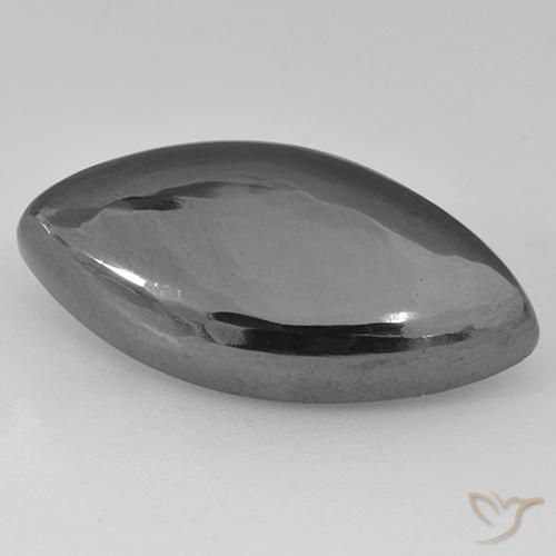 19.85ct Naturel Gris moyen Hématite, Marquise, Opaque