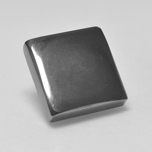 Hématite Gris moyen naturelle Carré, 5.57 ct, Opaque
