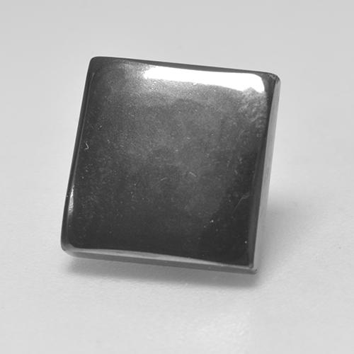 Hématite Gris moyen naturelle Carré, 5.57 ct, Opaque