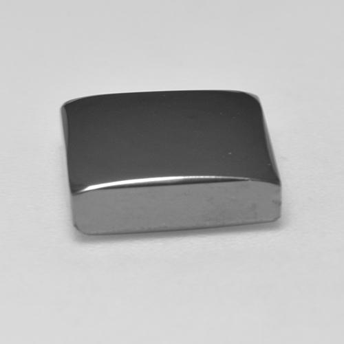 Hématite Gris moyen naturelle Carré, 5.57 ct, Opaque