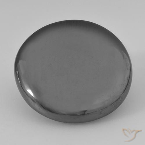 33.19ct Naturel Gris moyen Hématite, Tour, Opaque