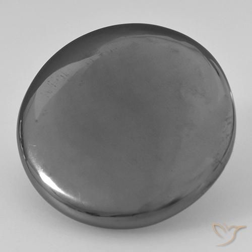 Hématite Gris moyen naturelle Tour, 31.75 ct, Opaque