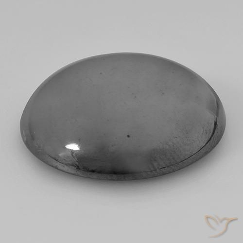 Hématite Gris argent naturelle Tour, 40.78 ct, Opaque