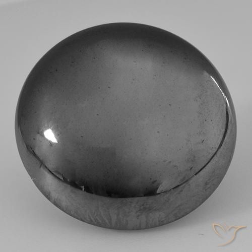 38.17ct Naturel Gris moyen Hématite, Tour, Opaque