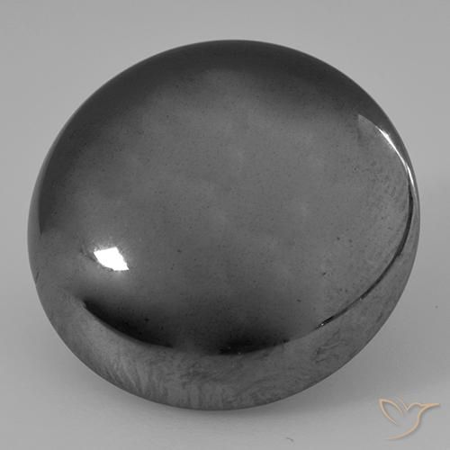 Hématite Gris moyen naturelle Tour, 38.17 ct, Opaque