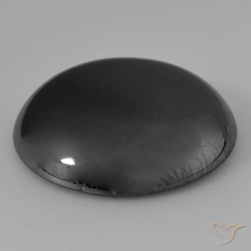 Hématite Gris moyen naturelle Tour, 38.17 ct, Opaque