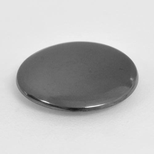 Hématite Gris moyen naturelle Coupe roude, 6.86 ct, Opaque