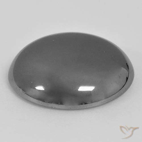 Hématite Gris moyen naturelle Tour, 39.41 ct, Opaque