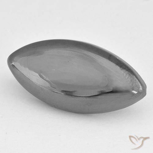 Hématite Gris moyen naturelle Marquise, 14.86 ct, Opaque