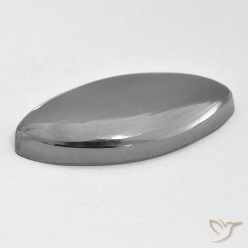 Hématite Gris moyen naturelle Marquise, 14.86 ct, Opaque