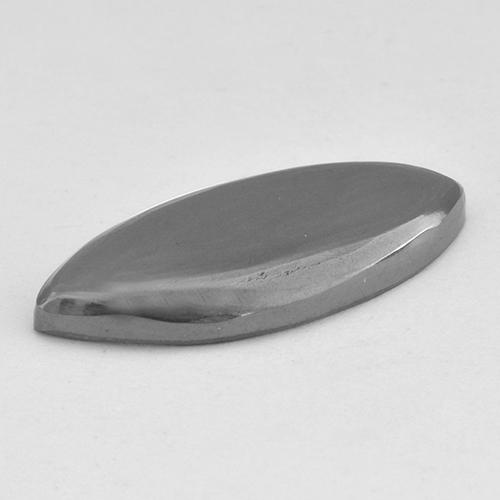Hématite Gris moyen naturelle Marquise, 7.98 ct, Opaque