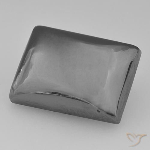 Hématite Gris moyen naturelle Baquette, 27.45 ct, Opaque