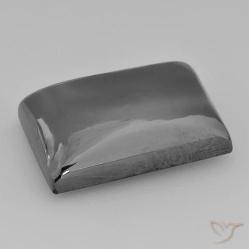 Hématite Gris moyen naturelle Baquette, 27.45 ct, Opaque