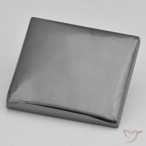 23.01ct Naturel Gris moyen Hématite, Baquette, Opaque