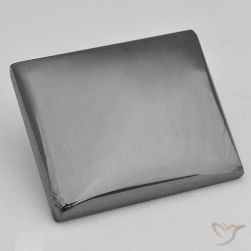 Hématite Gris moyen naturelle Baquette, 23.01 ct, Opaque